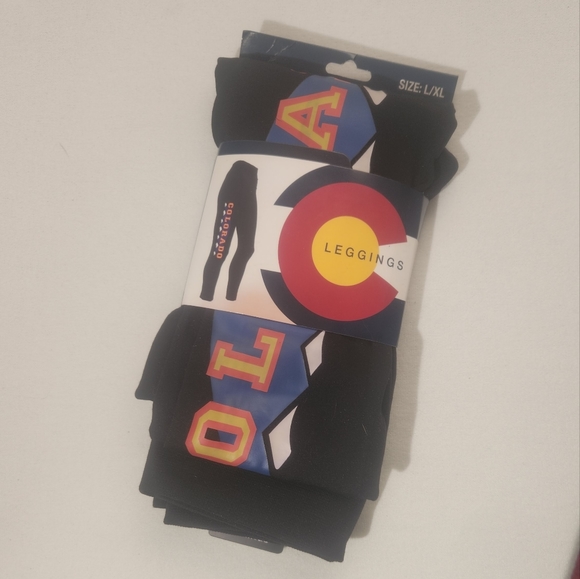 Colorado Flag Leggings - Picture 1 of 2